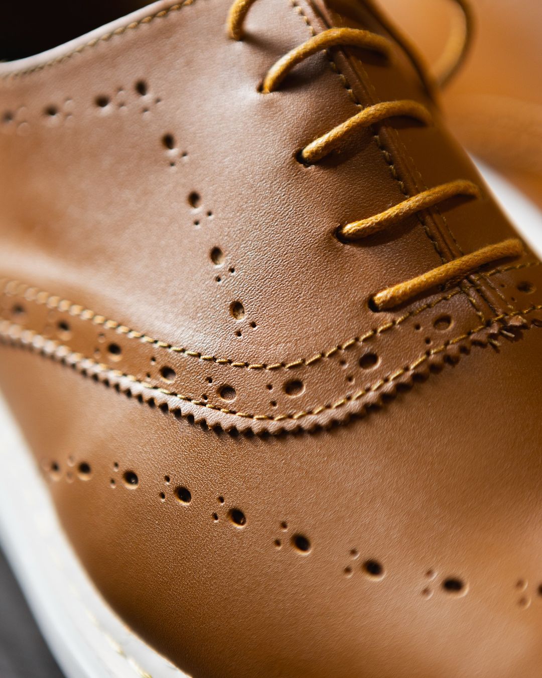 CloudWalk Oxford tan miel brogue Helio