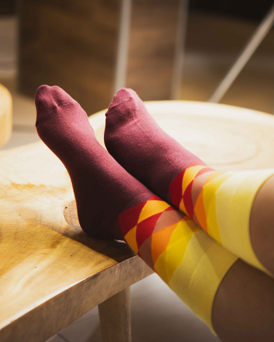 Multicolor sunset sock - Unisex