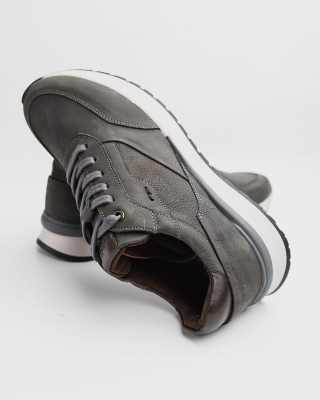 Casual shoe in authentic grey leather Guarionex SantoCacique™ 🇨🇴