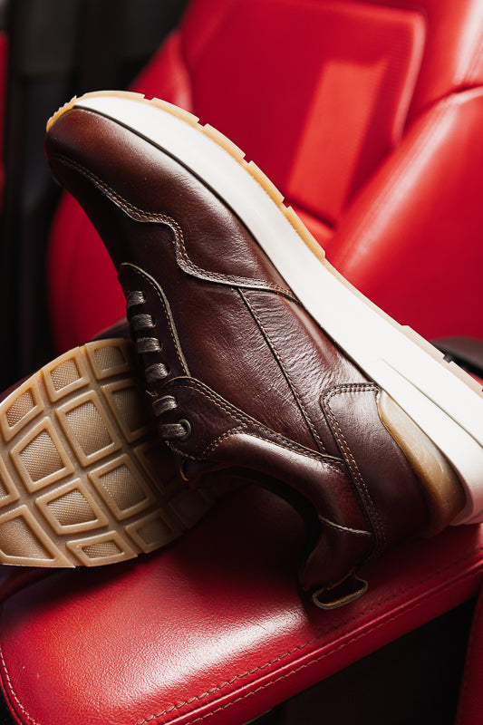 Casual shoe in genuine leather B. Cognac SantoCacique™ 🇨🇴