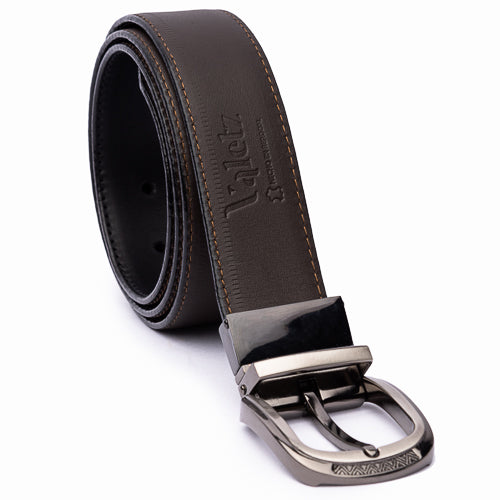 Cinturón negro piel reversible marron - Valetz Shoes - Cinturones