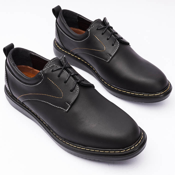 Derby negro piel helio - Valetz Shoes - Zapato derby