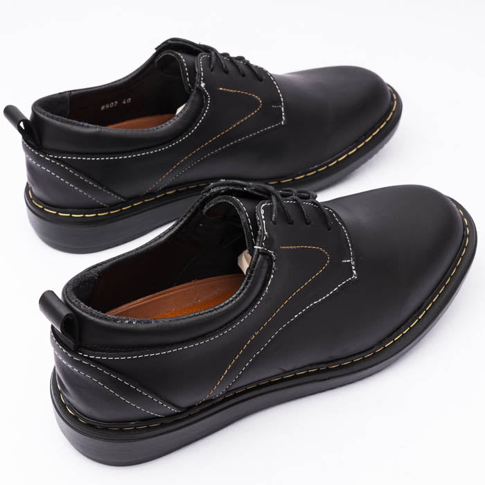 Derby negro piel helio - Valetz Shoes - Zapato derby