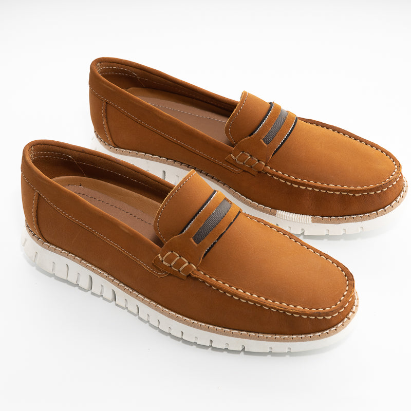 Mocasin canela nubuck - Valetz Shoes - Zapato, mocasin