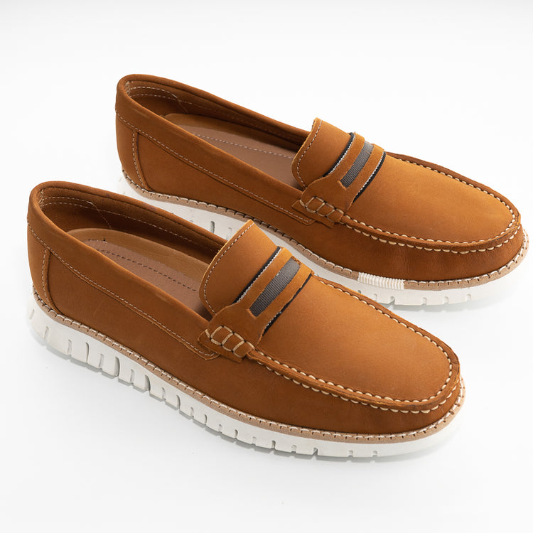 Mocasin canela nubuck - Valetz Shoes - Zapato, mocasin