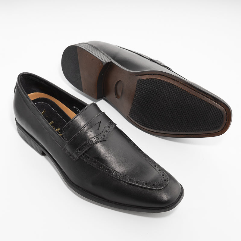 Mocasín antifaz brogue Negro - Valetz Shoes - Zapato